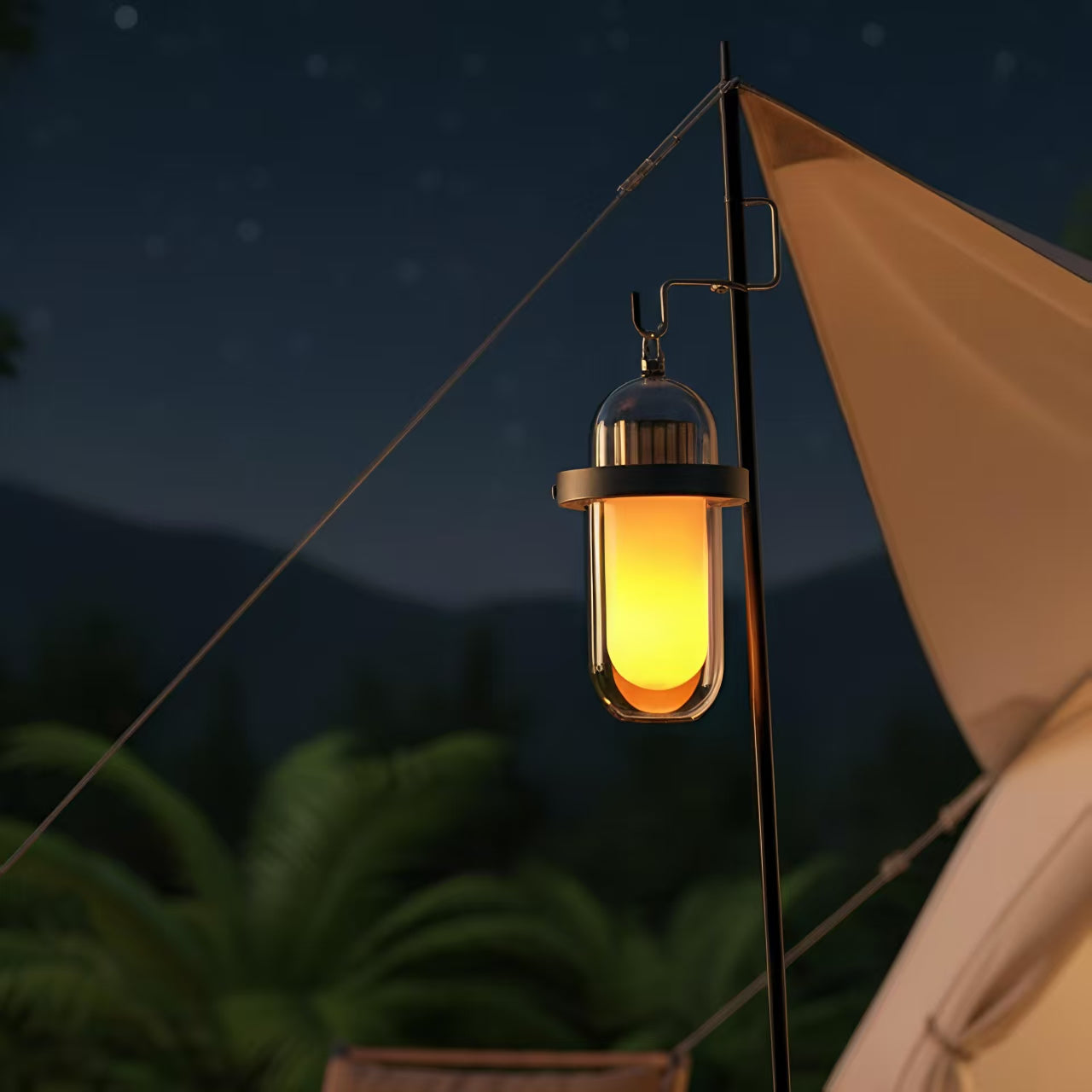 Outdoor Flame Camping Light | Portable Waterproof Flame Lamp