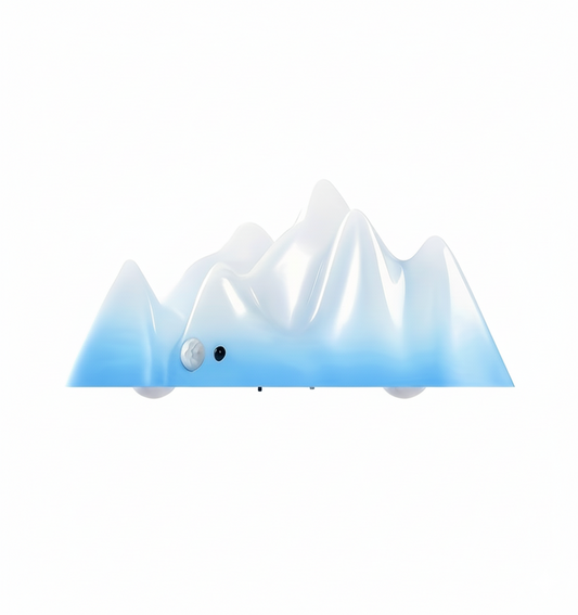 2025 New Snow Mountain LED Wall Lamp – Rechargeable Magnetic Mount Light with Remote Control, Motion Sensor & USB Charging for Bedroom, Hallway, and Living Room