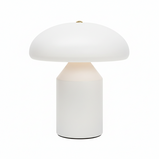 LED Mushroom Lamp – 5000mAh Rechargeable, 3 Color Temperatures, Touch Control
