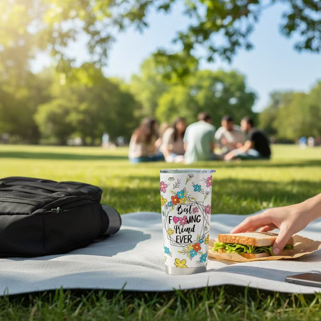 Cozy Christmas Collection โ 20oz Stainless Steel Tumblers Best Friend Holiday Edition