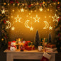 Cozy Christmas Collection — Star & Moon Curtain LED String Lights