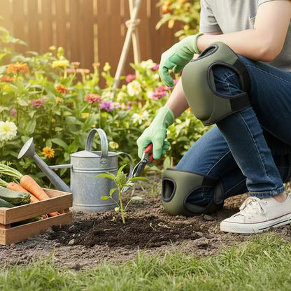 Thickened Neoprene Garden Knee Pads – Soft Foam Cushion, Adjustable Straps & Non-Slip Design for Gardening, Cleaning & Home Work