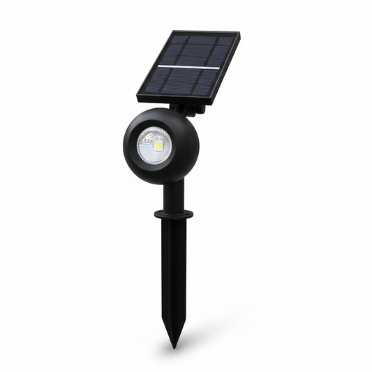 Solar Powered Outdoor Spotlight – Waterproof Color-Changing Landscape Light with Auto On/Off Sensor & Adjustable Angle for Garden, Pathway, Yard