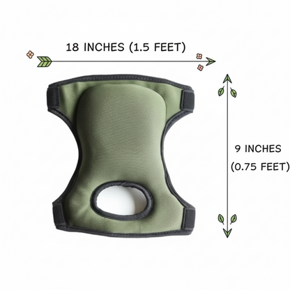 Thickened Neoprene Garden Knee Pads – Soft Foam Cushion, Adjustable Straps & Non-Slip Design for Gardening, Cleaning & Home Work