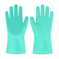 Silicone Cleaning Gloves with Built-In Scrubbing Bristles – Multi-Purpose Dishwashing & Household Gloves